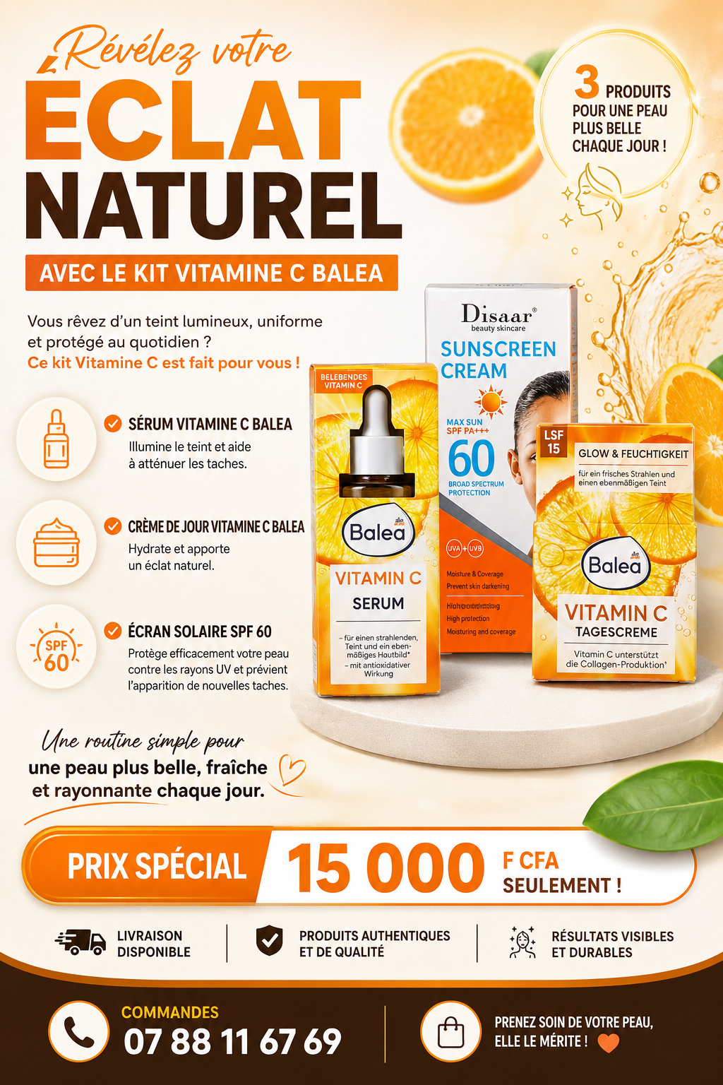 KIT DE VISAGE ECLAT