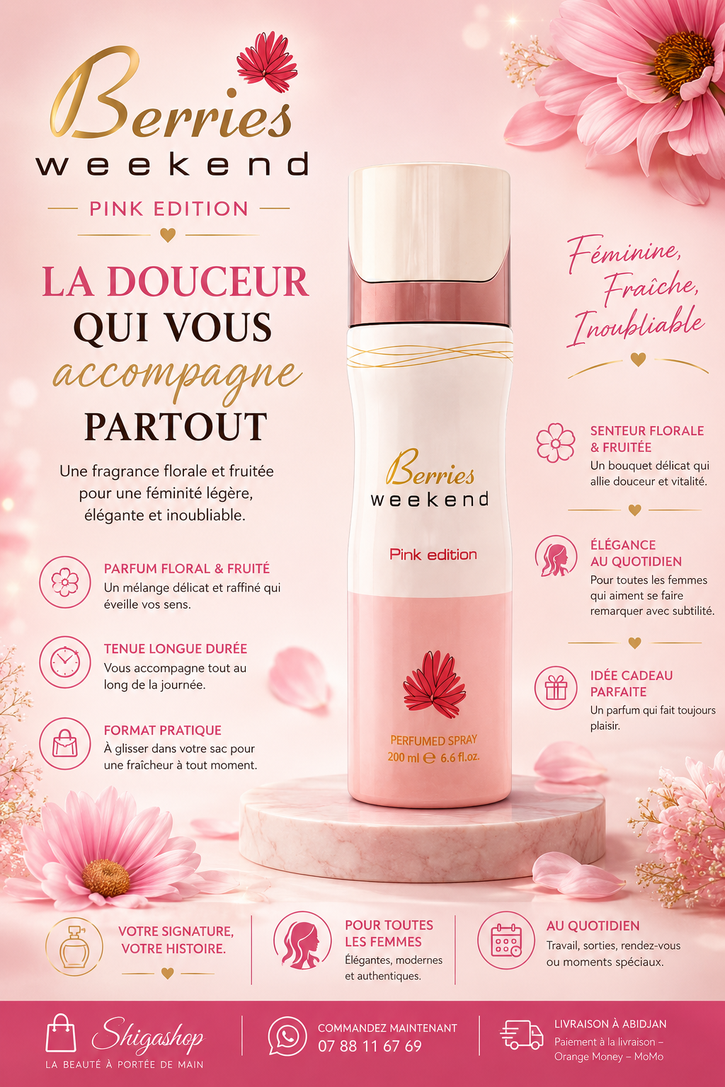 DÉODORANT BERRIES WEEK-END 200ML